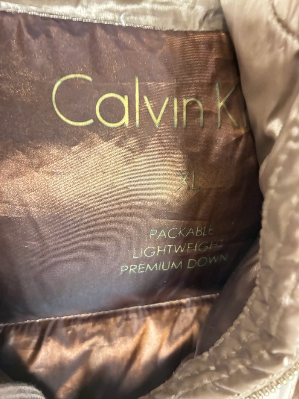 Calvin Klein Packable Lightweight Premium Down Puffer Hooded Quilted Jacket - Picture 3 of 13